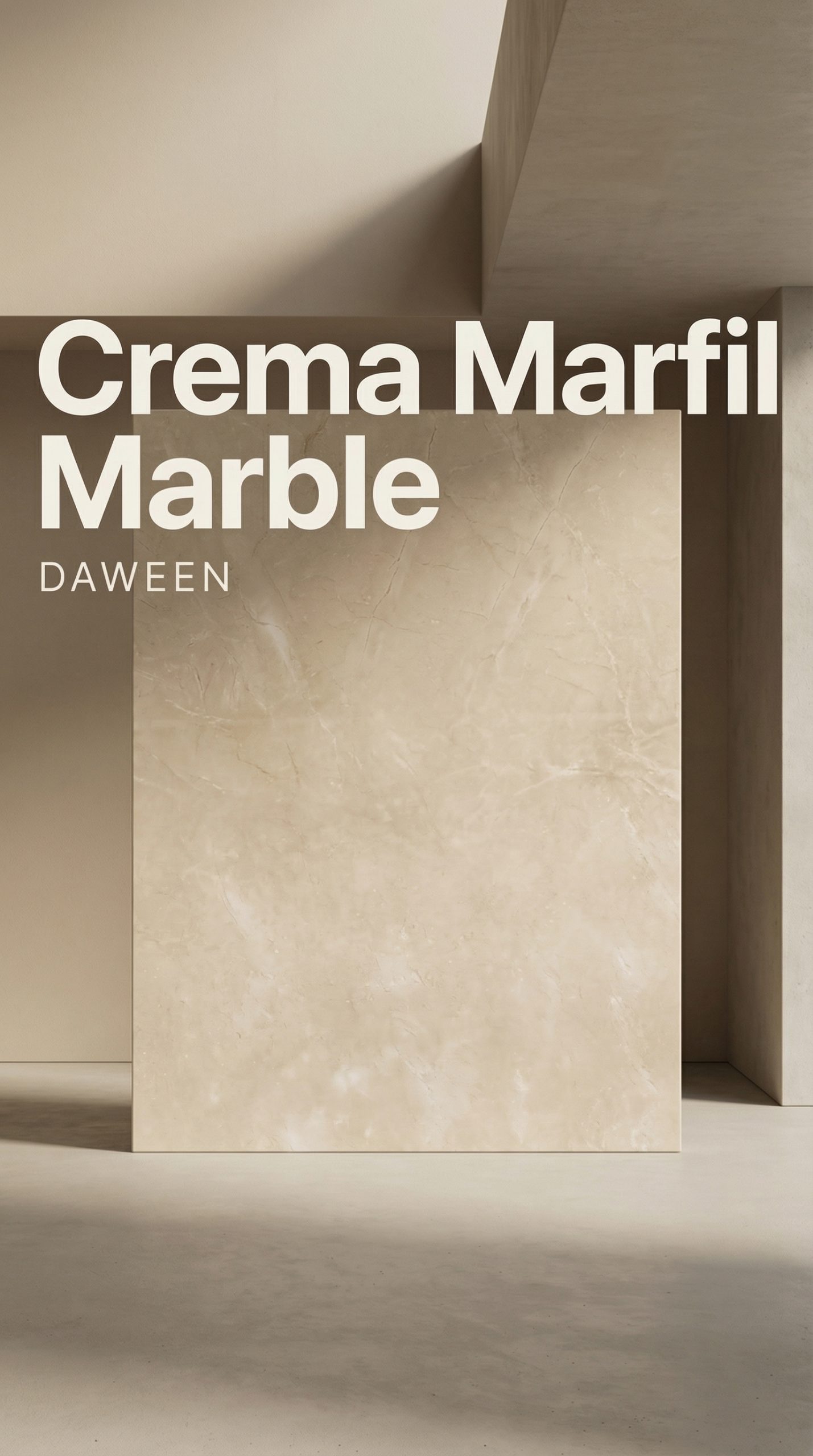 Crema Marfil Staircase